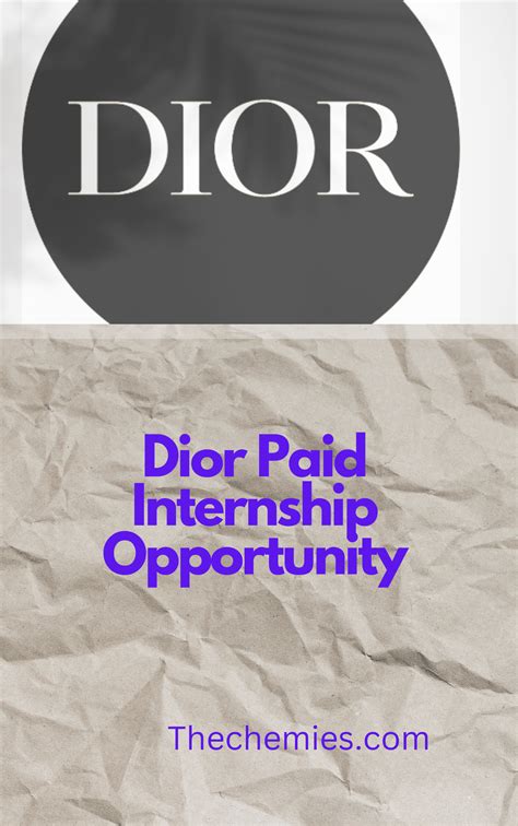 dior internship summer 2024|dior internship london.